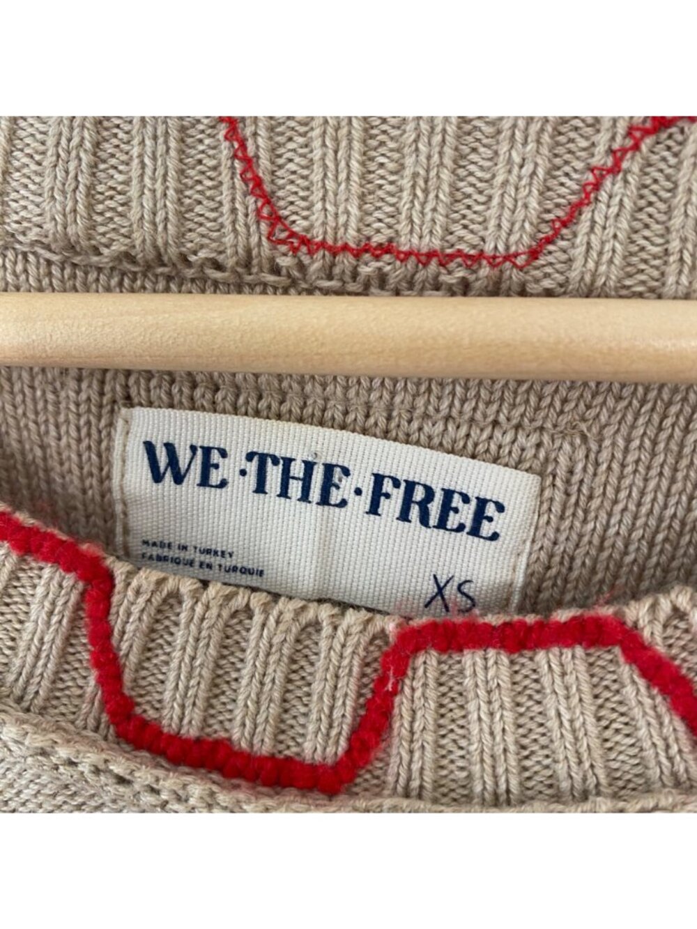 Free People We the Free Embroidered Rabbit Crewneck Sweater - Picture 6 of 10